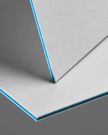 The Triple Business card - Coloured edge Business card (85mm x 55mm)
