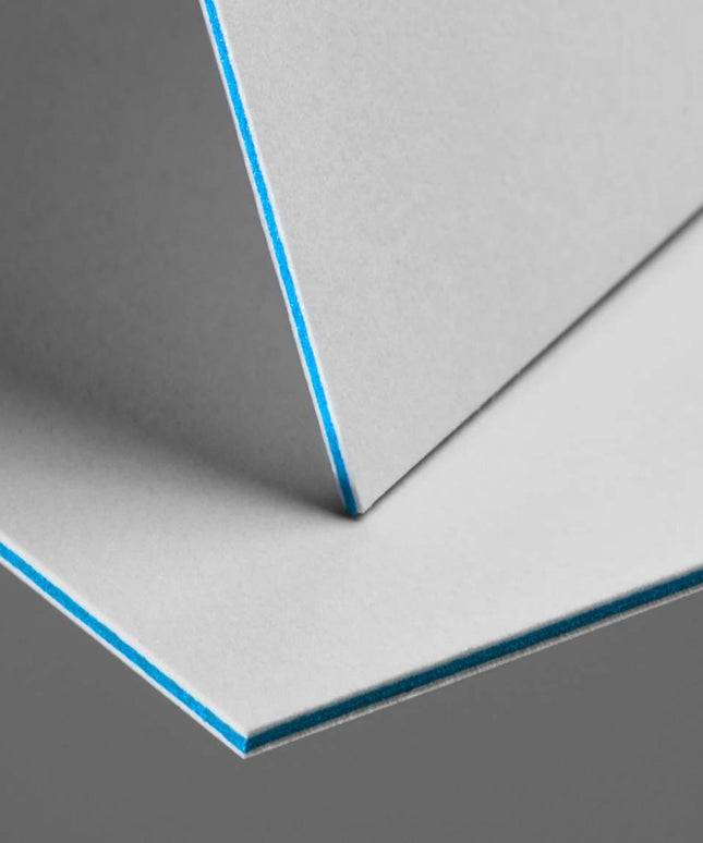 The Triple Business card - Coloured edge Business card (85mm x 55mm)