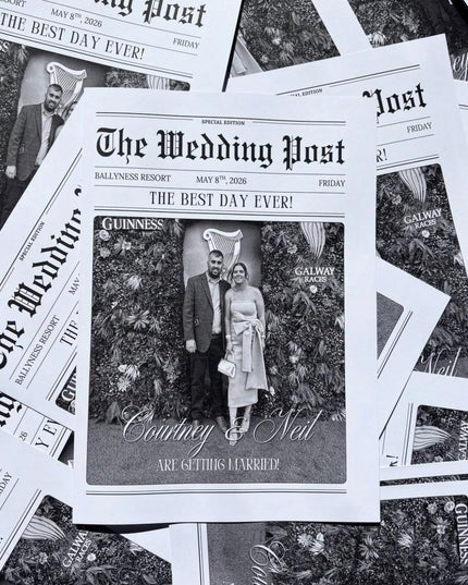 Wedding Newspaper Printing - 220gsm Silk - A4 | A5