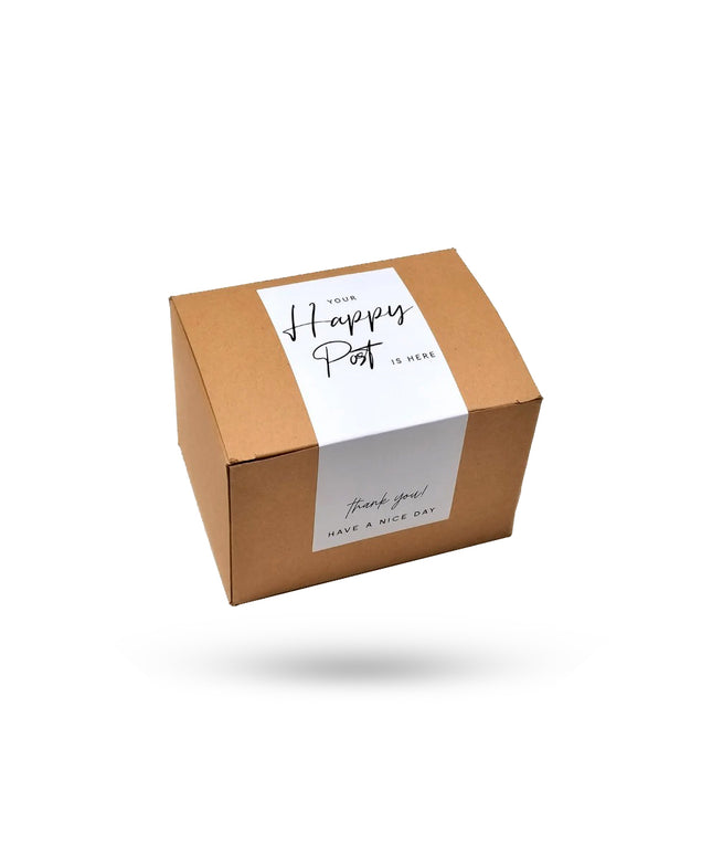 Rectangular Box Seal Stickers 57mm x 99mm