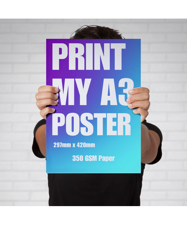 Print my A3 Poster - 300gsm Card