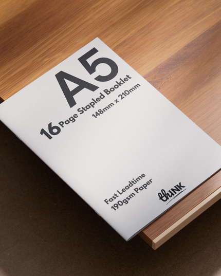 Fast A5 Stapled Booklet Printing | Full Colour Printing | Funeral Books, Order of service, Booklet