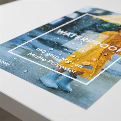 Waterproof Poster Printing - A4, A3, A2, A1, A0