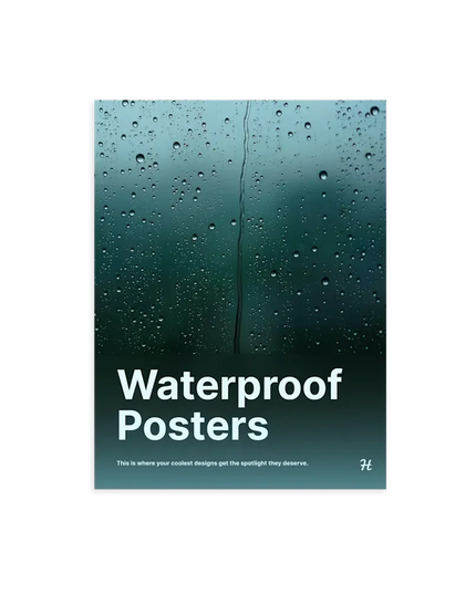 Waterproof Poster Printing - A4, A3, A2, A1, A0