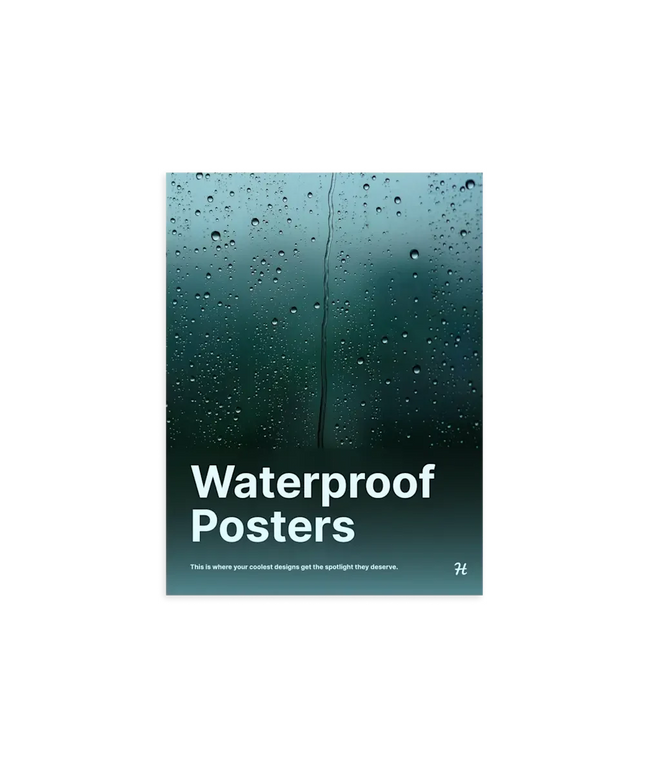 Waterproof Poster Printing - A4, A3, A2, A1, A0