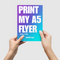 print my a5 flyer, flyer printing, 200 gsm flyer