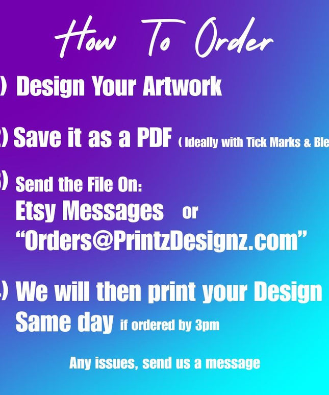 Print my A5 Party Invite