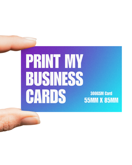 Print my Business Cards - Standard (85mm x 55mm)