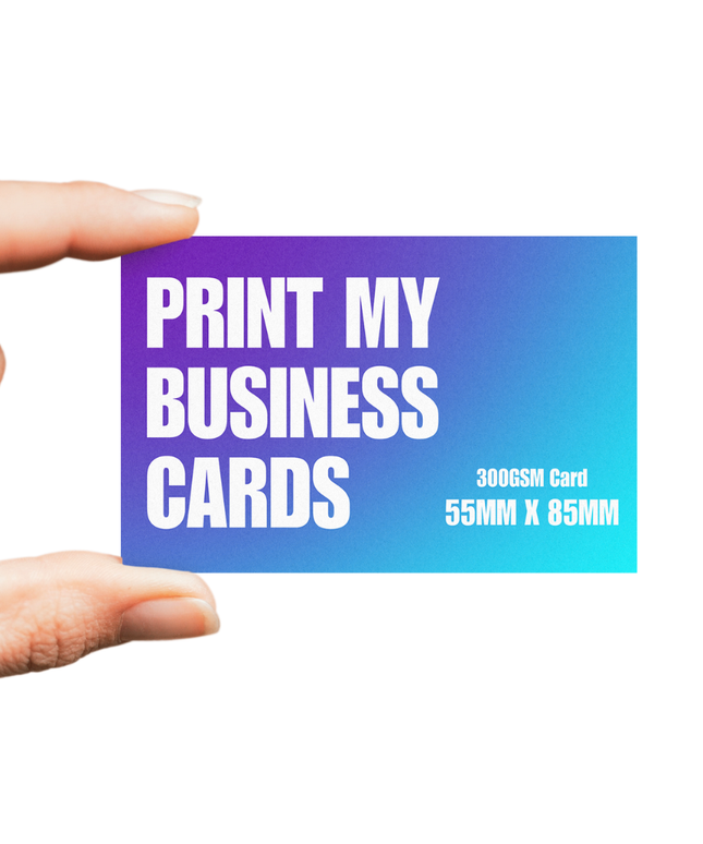 Print my Business Cards - Standard (85mm x 55mm)