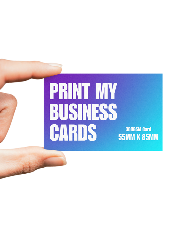 Print my Business Cards - Standard (85mm x 55mm)